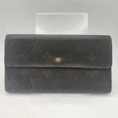 ルイヴィトン　長財布　財布　モノグラム　ブラウン