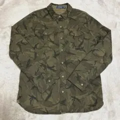 RRL ダブルアールエル　ラルフローレン　迷彩 カモ柄 ポケット スウェット S RRL ダブルアールエル ラルフローレン 迷彩 カモ柄 ポケット
