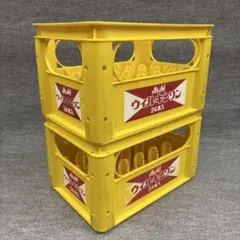 Asahi ウィルキンソン2個セット ボトルケース 24本入 黄色　業務用