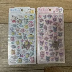 【正規品】 うるちゅるポップシール サンリオキャラクター 2点セット