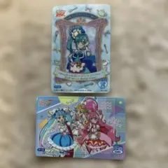 プリキュアウエハースカード＆デリシャスパーティープリキュアグミカード