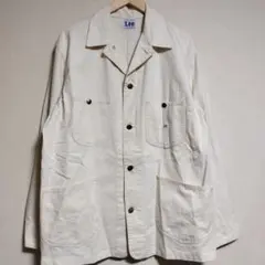 LEE カバーオール　生成り　ロゴジャケット