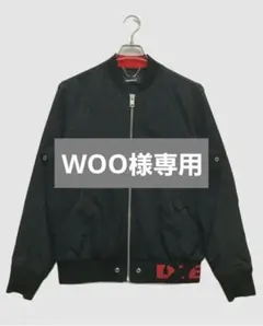 DIESEL ボンバージャケット ブラック レッドのサムネイル