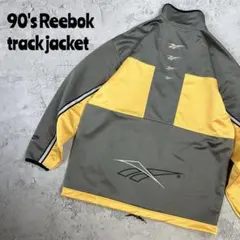 90's Reebok リーボック　日本製　ベクターロゴ刺繍　トラックジャケット