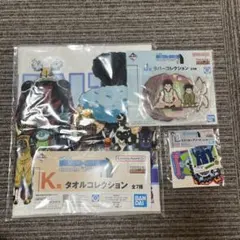 新品未開封　一番くじ　ハンターハンター　タオル　ラバーコレクション　ステッカー