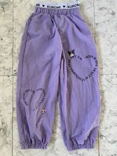 KUROMI 紫色 カジュアルパンツ 130cm