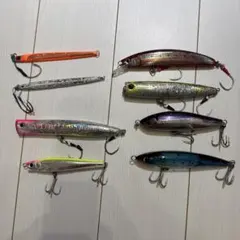 青物用プラグ、ジグセット - メルカリ