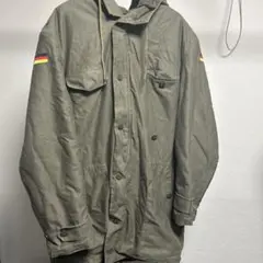 フード付きオリーブドラブミリタリージャケット