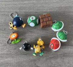 スーパーマリオ　キャラクター キーホルダー　9点