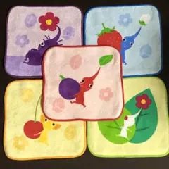 M10-526-2/1ピクミン ミニタオル 5枚組 PIKMIN ハンカチ