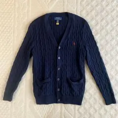 Polo Ralph Lauren ネイビー カーディガン L(14-16)