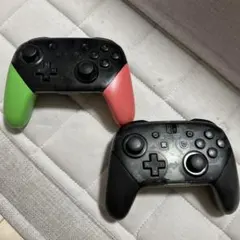 ジャンク品」Nintendo Switch Proコントローラー 2個セット - メルカリ