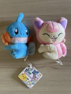 抱きつきポケモンぬいぐるみ ミズゴロウ エネコ セット