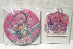 ゼンレスゾーンゼロ アクリルボールチェーン 缶バッジ アリア マイメロディ