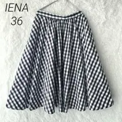 未使用❤️IENA/イエナ ギンガムチェックパネルスカート　フリーサイズ cd010-15659-03b.jpg?basethum=225