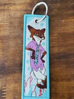 ズートピア2 フライトタグ ニックワイルド　めじるし　チャーム　キーホルダー