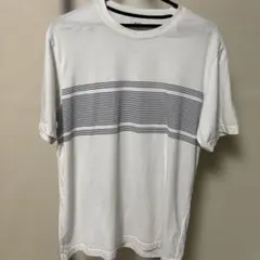 UNIQLO ホワイト ストライプ Tシャツ