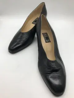 ダックス DAKS パンプス 23cm EE ヒール高4,5cm 黒系 日本製のサムネイル