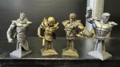 北斗の拳 海洋堂 北斗四兄弟 胸像フィギュア各4種セット