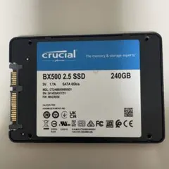 crucial BX500 240GB SSD 2.5インチ　動作確認済みです。
