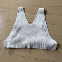 w closet ニットベスト アイボリーのサムネイル