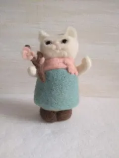 羊毛フェルト 猫 ハンドメイド