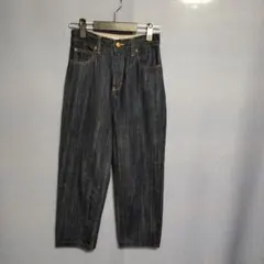 サイズS  ワイドデニムジーンズ