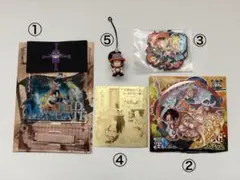 ワンピース　エース　コレクション缶バッジBIG最強トリオ缶バッジ　アクスタ