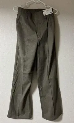 GU ブラッシュドジャージーワイドパンツ