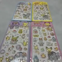 韓国正規ライセンス　 ポケモンCANDY BONBON シール4枚セット