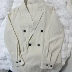 COCO DEAL アイボリー ダブルブレストジャケット