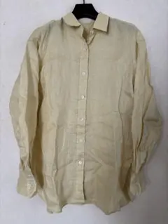 Max Mara ノースリーブ ブラウス リネン100% 銀タグ イタリア製 L 