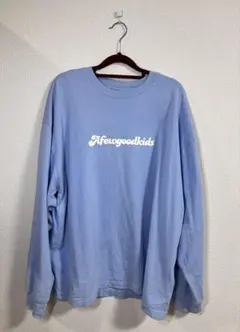 A FEW GOOD KIDS 長袖カットソー ライトブルー　水色　新品のサムネイル
