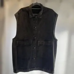 デニム ベスト　ユニセックス　美品