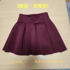 《新品・未使用》Fashion バーガンディ フレアスカート S