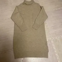 UNIQLO タートルネックニットワンピース S