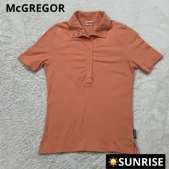 McGREGOR マックレガー レディース 半袖 ポロシャツ オレンジ 2way