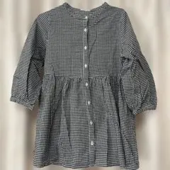 ハニーズ ギンガムチェック五分袖シャツ