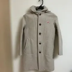 DANTON フード付きベージュコート