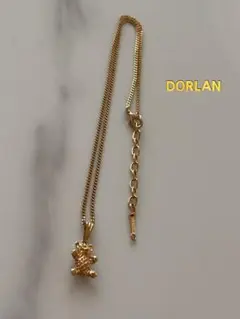 D’ORLAN ドーラン テディベア ペンダント ネックレス