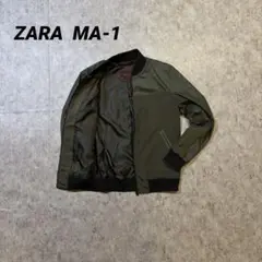 m*k様 ZARA MAN MA-1 ナイロンブルゾン カーキ
