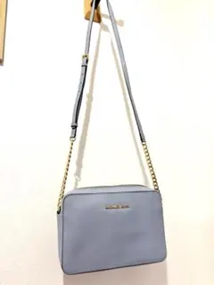 MICHAEL KORS ライトブルー ショルダーバッグ