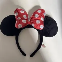 ミニーマウス カチューシャ スパンコールミニー