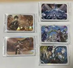 原神ウエハース　シール５枚セット