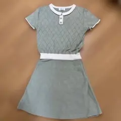 Darich グリーン 半袖ミニワンピース美品