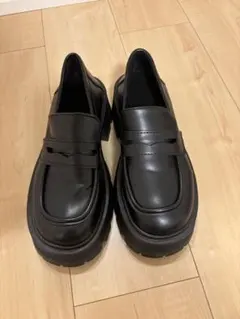 shiki tokyo モンクストラップローファー 厚底 ブラック Sサイズ 