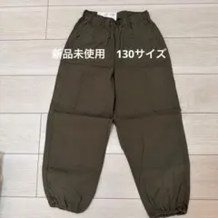 UNIQLOユニクロ　キッズ　カーゴジョガーパンツ　オリーブ　130サイズ