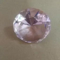 ピンク クリスタル風 ガラス製 置物 インテリア