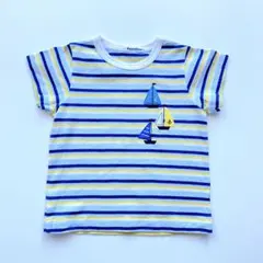 familiar ストライプ Tシャツ 100cm