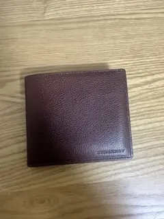 バーバリー ノバチェック 二つ折り財布 レザー ブラウン